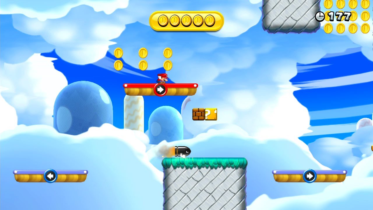 New Super Mario Bros. U - Desaf&iacute;os: &iexcl;Esquiva los Bill Bala... y las monedas! (Wii U)