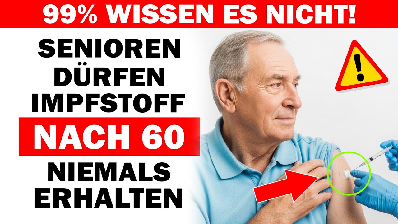 Nach 60: Diese 5 Impfstoffe sollten Sie absolut nicht nehmen – niemand spricht über die Risiken