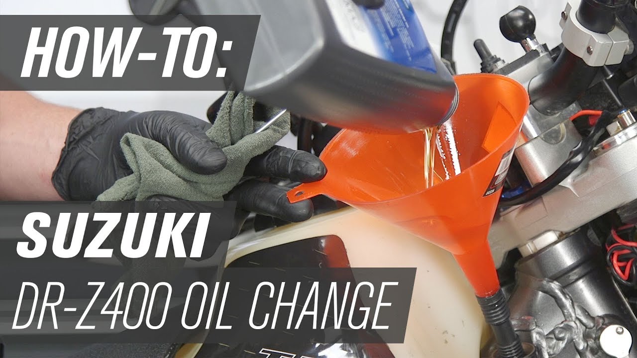 Как заменить масло в Suzuki DRZ400 S/SM