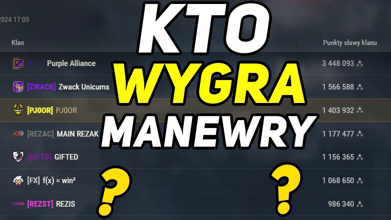 [MANEWRY] Czy uda nam się wbić 100% wra tym składem?