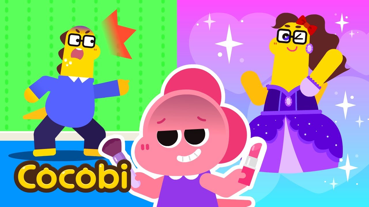 Dad Becomes a Princess! Mommy Daddy Dress Up🤩 Fun Songs for Kids | Cocobi