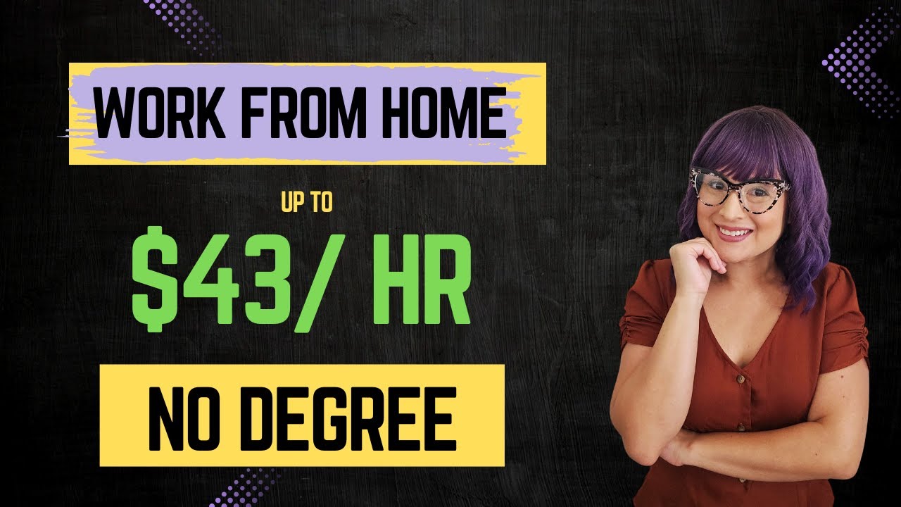 Work From Home No Degree | Flexible Schedule | Beginner Friendly Remote Jobs