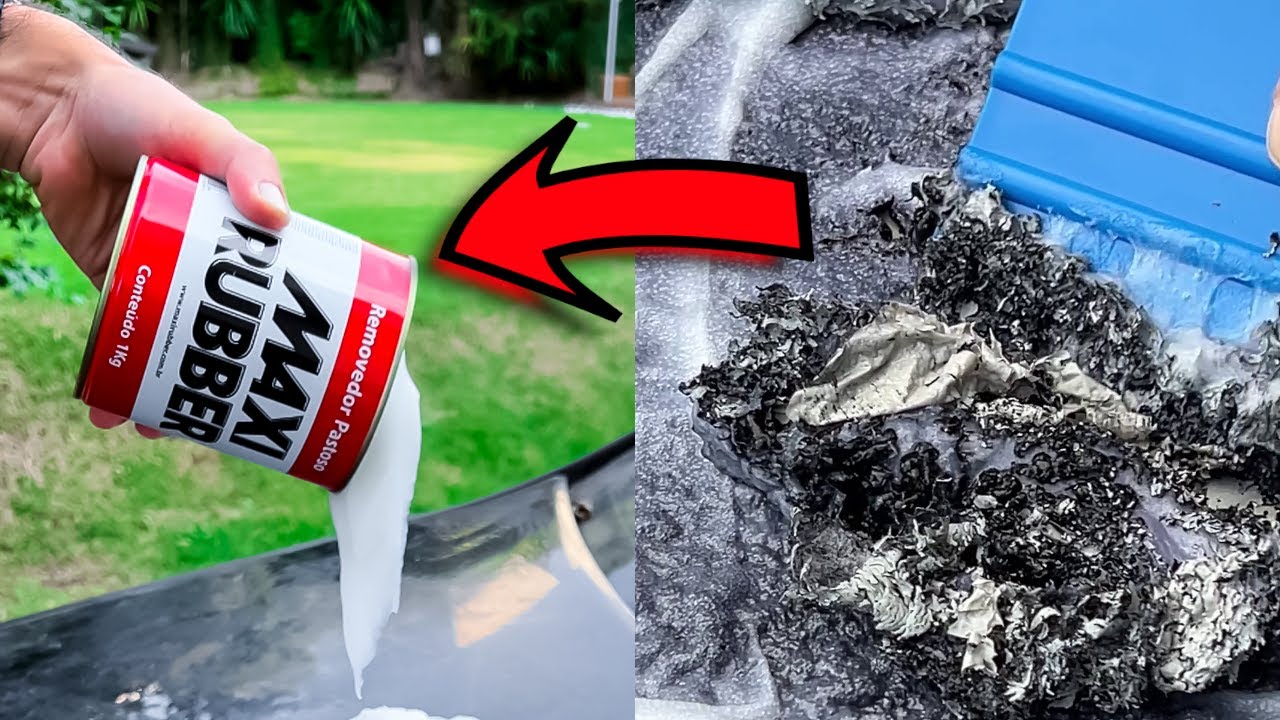 Probé el verdadero ácido removedor de pintura y el resultado fue asustador😱