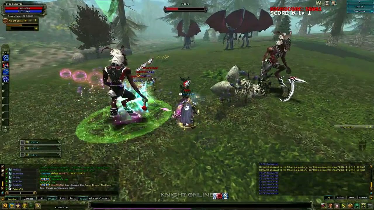 PYTON GLAZZA xAdios koxp Minark       #knightonline #Minark #Koxp