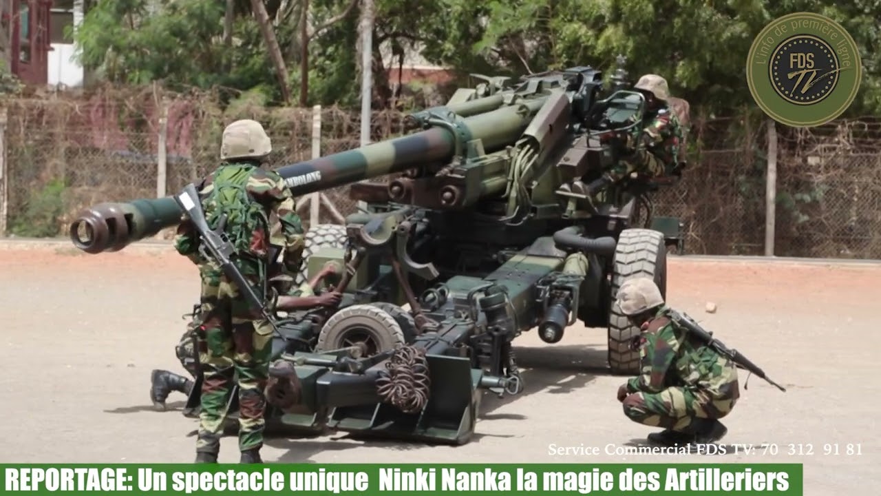 Époustouflant! Les Artilleurs de l'Armée sénégalaise en action avec les canons  105- 155 et LRM