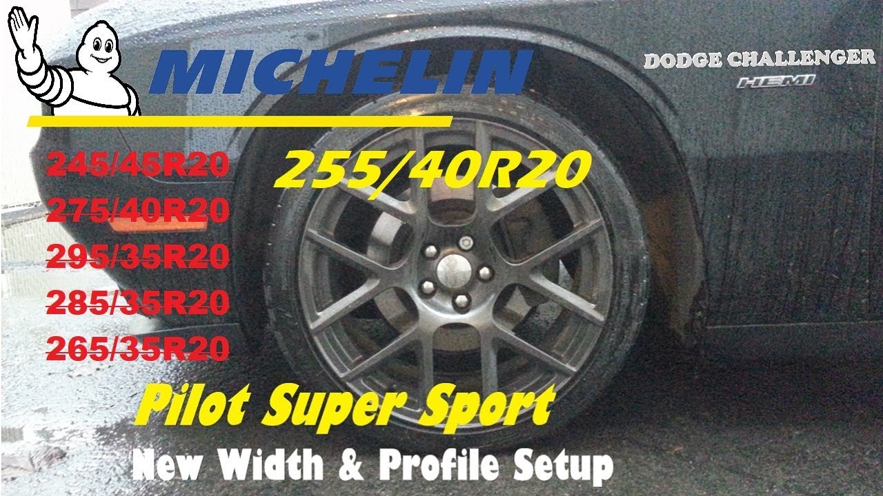 New Tire setup explained for Dodge Challenger