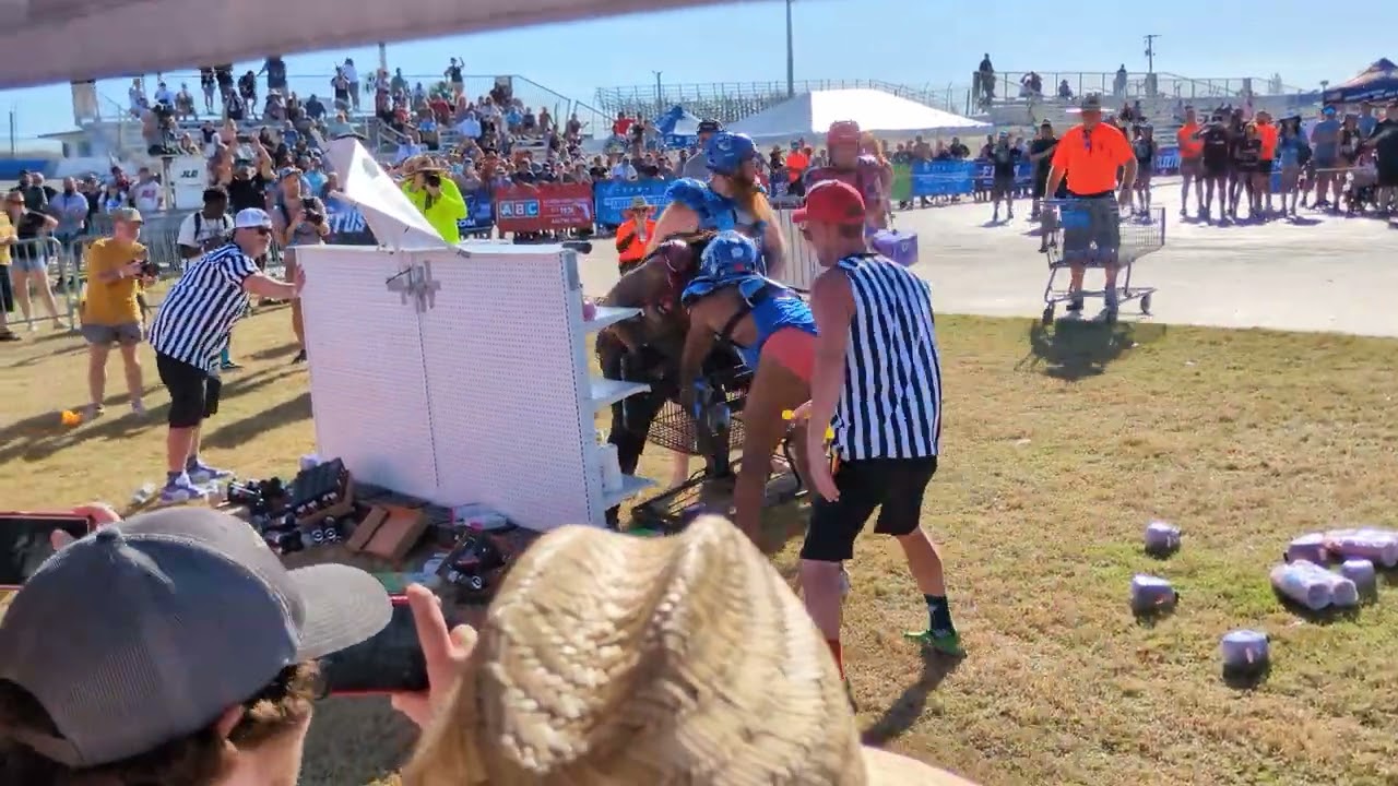 Shopping for hurricane event at the #floridaman games.