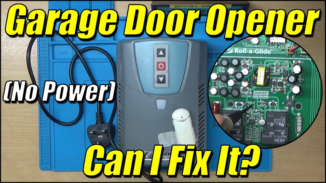 Faulty Gliderol Garage Door Opener / Controller | Can I Fix It?
