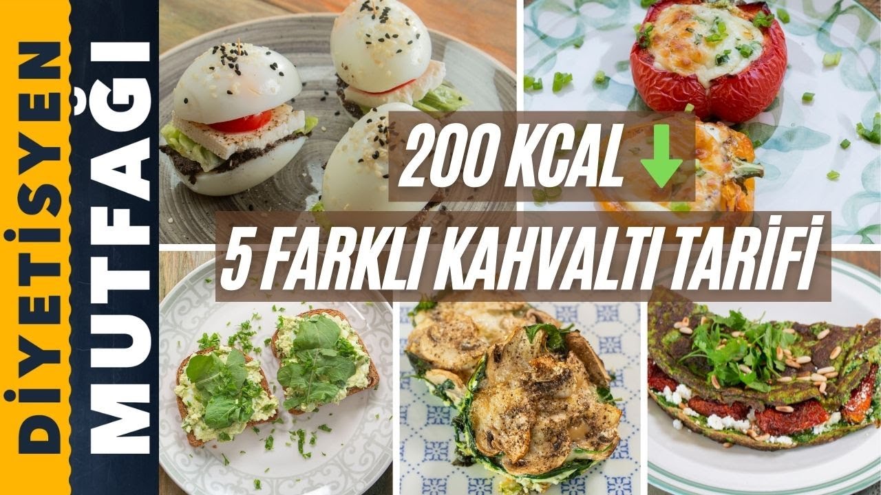 200 KALORİ ALTI 5 FARKLI YUMURTALI KAHVALTI TARİFİ
