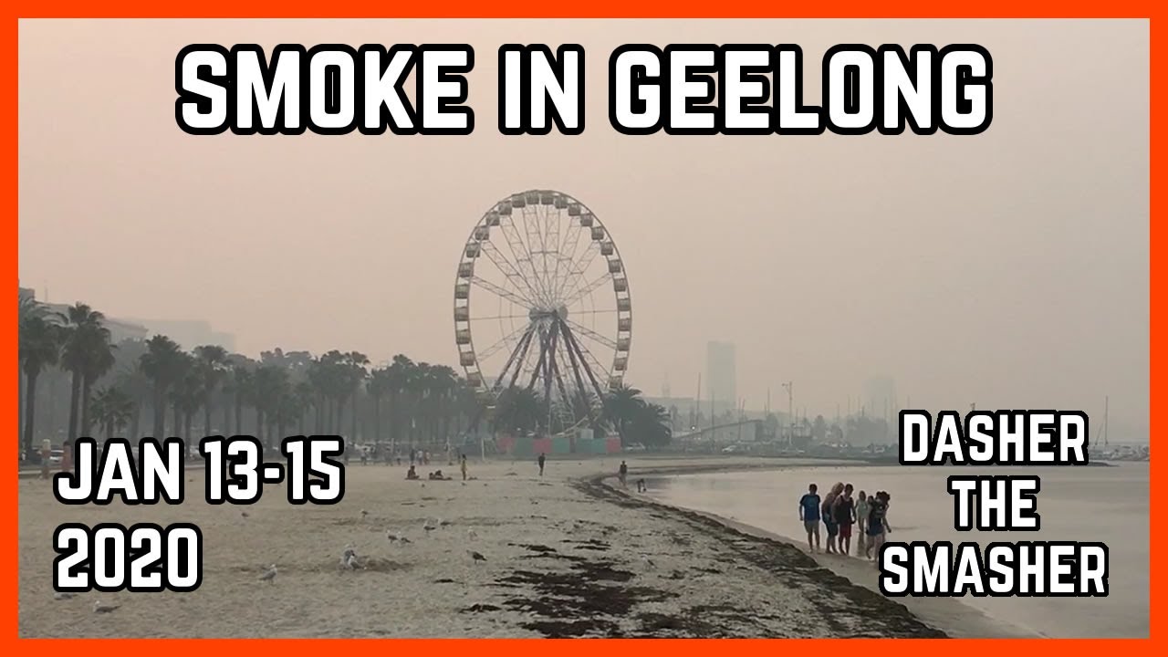 SMOKE IN GEELONG Jan 13-15 2020 (from the Australian fires)