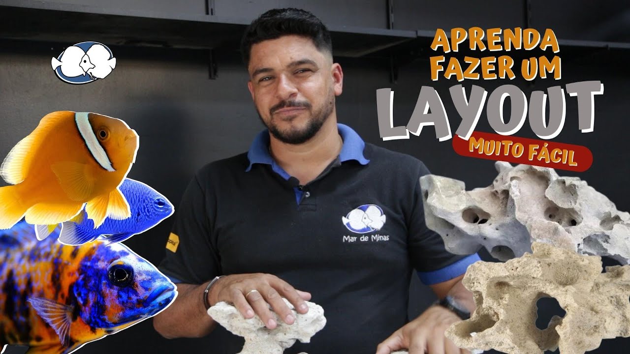 Como fazer um layout colando rochas! (Muito fácil)