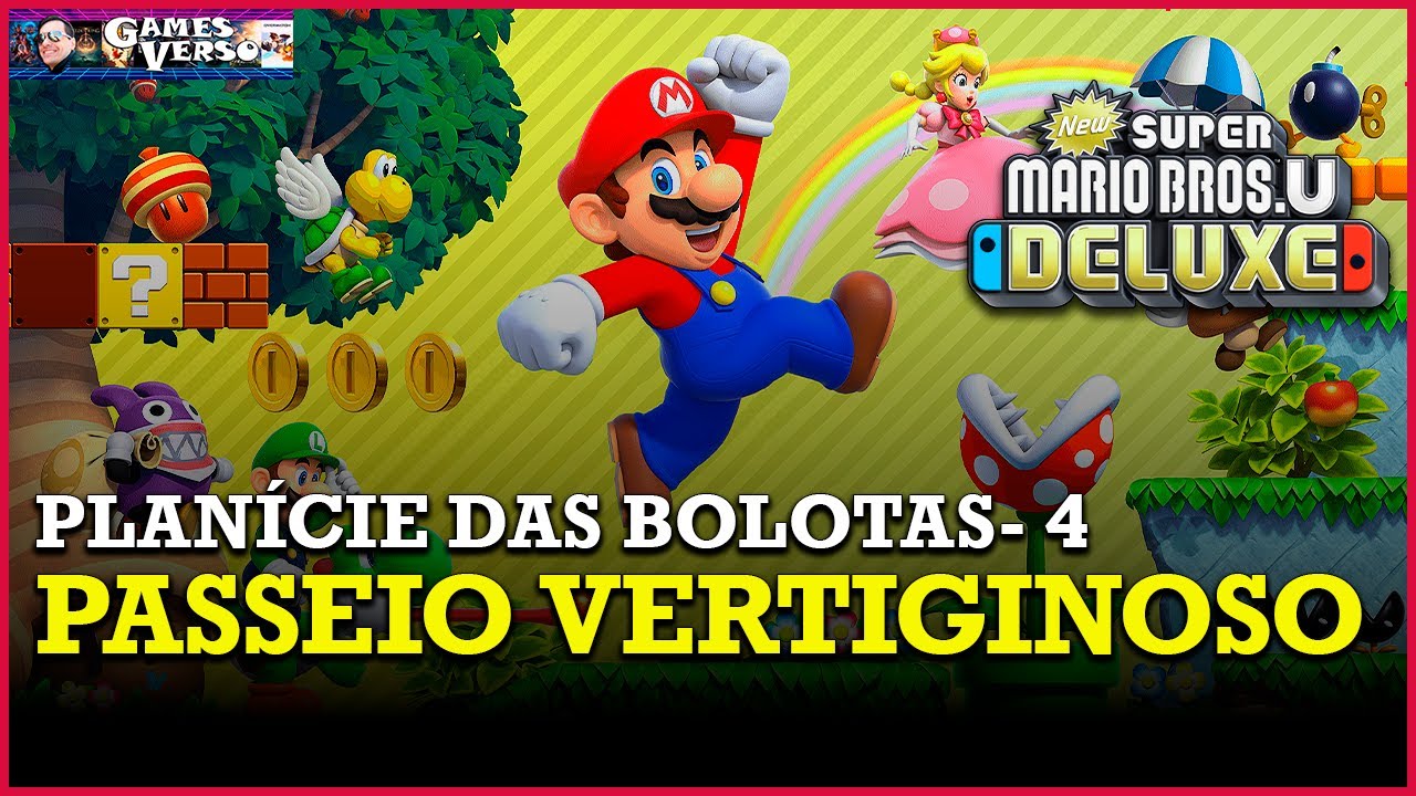 Passeio Vertiginoso | NEW SUPER MARIO BROS U DELUXE | Guia Completo