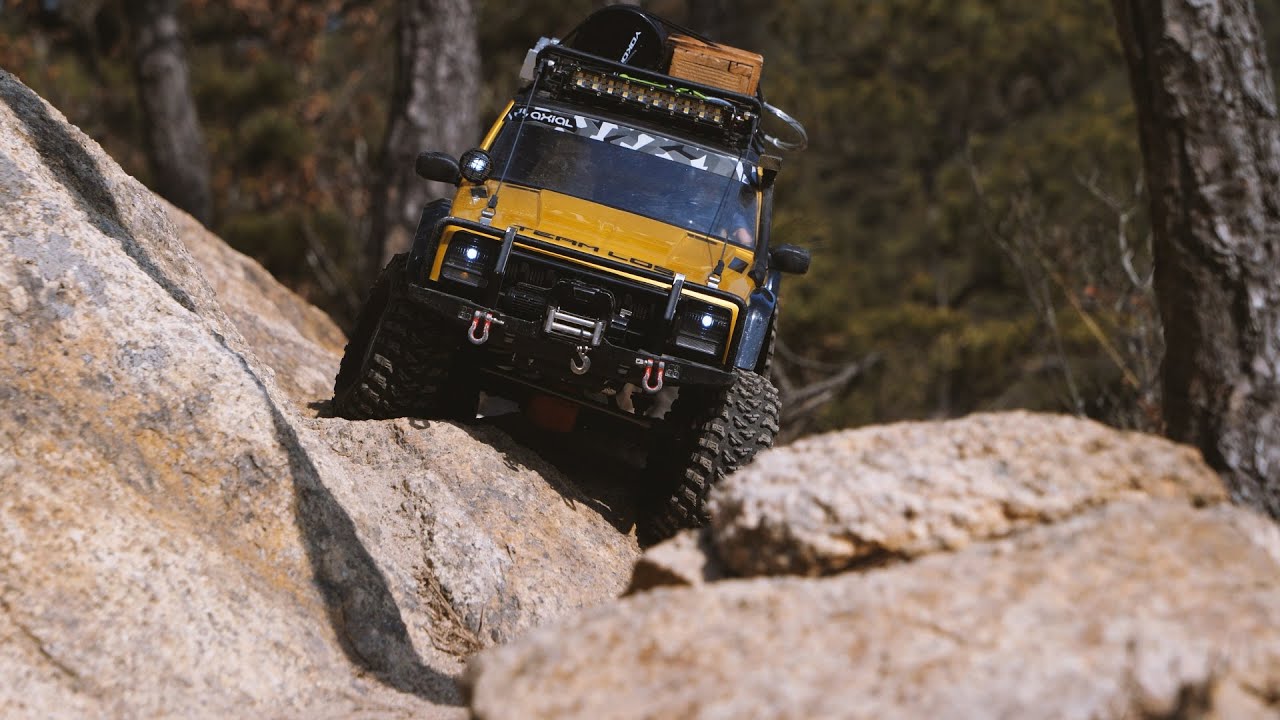 Axial SCX10 II Jeep CheroKee With engine sound 지프 체로키 엔진 사운드 오프로드 RC카