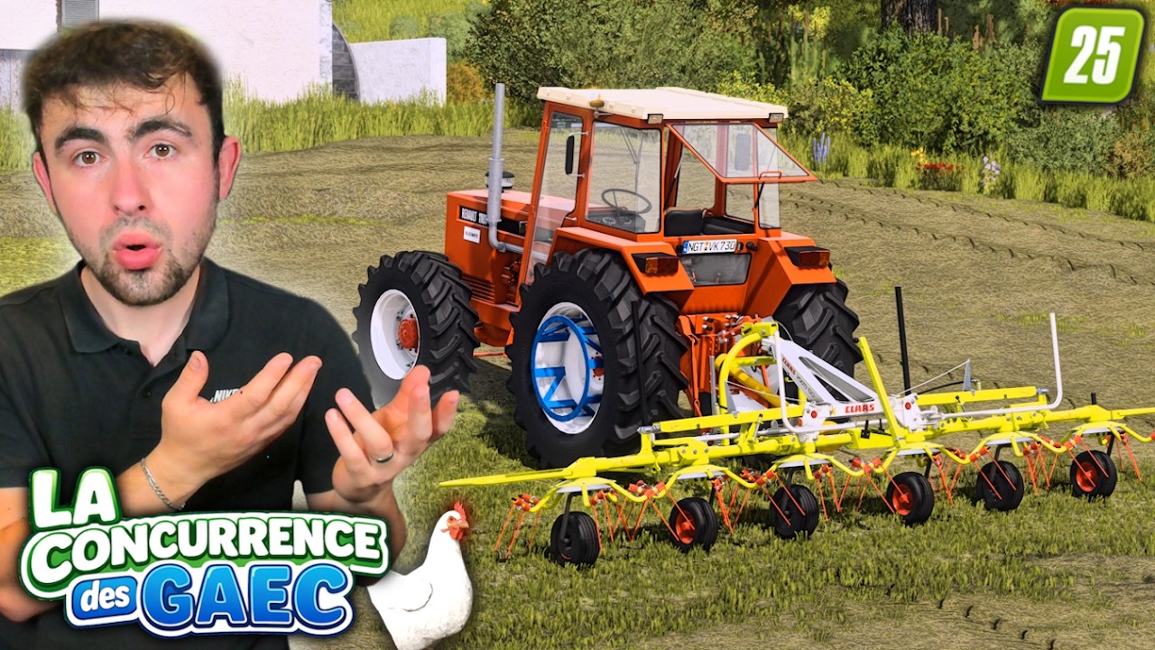 DU FOIN ET DES POULES !🐔(La Concurrence Des Gaec) Farming Simulator 25