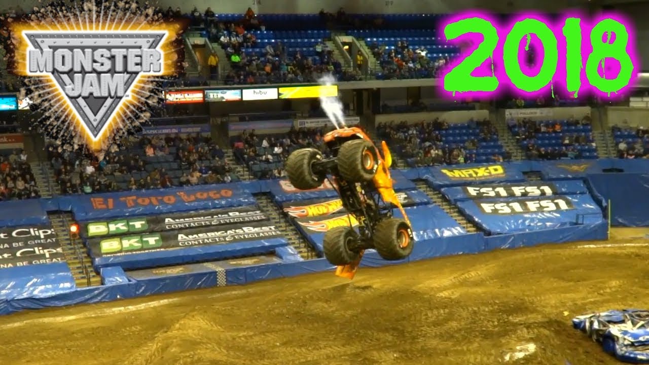 2018 Monster Jam Highlights - Mohegan Sun Arena - Wilkes barre Pa