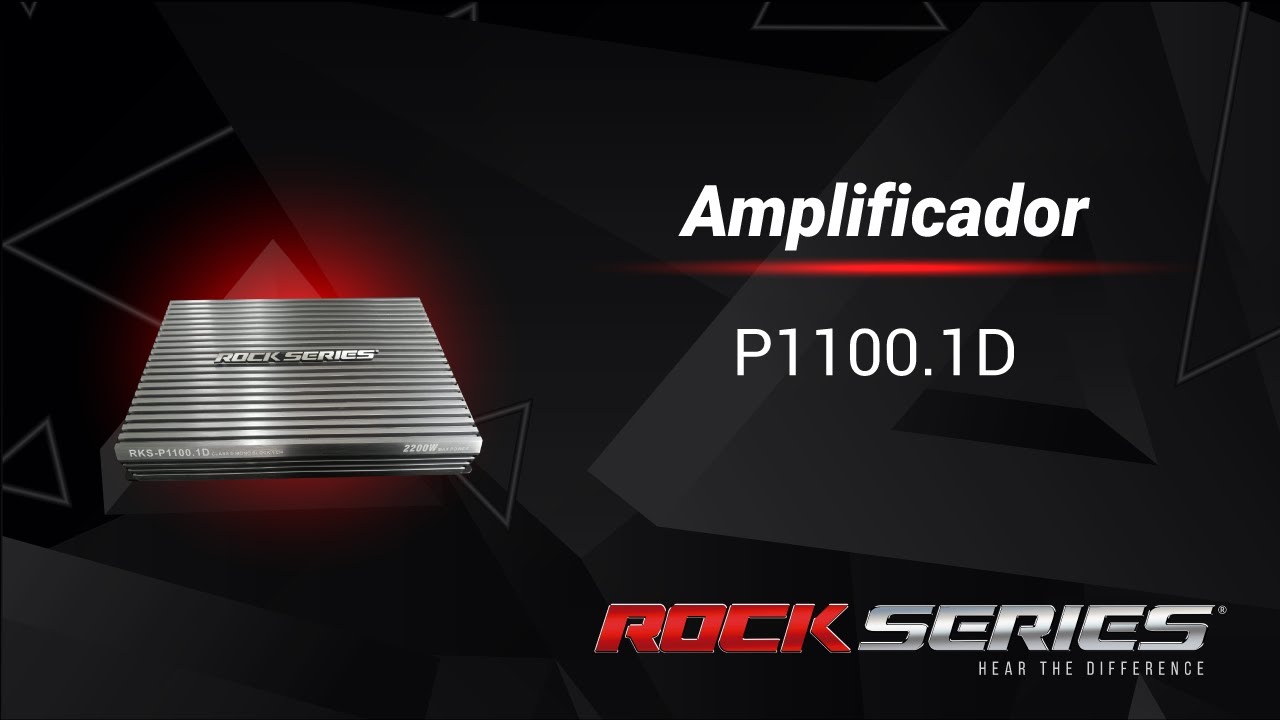 Amplificador P1100.1D de Rock Series