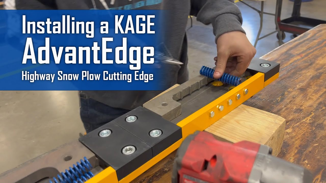 How to install the live AdvantEDGE bolt-on cutting edge on snow plows
