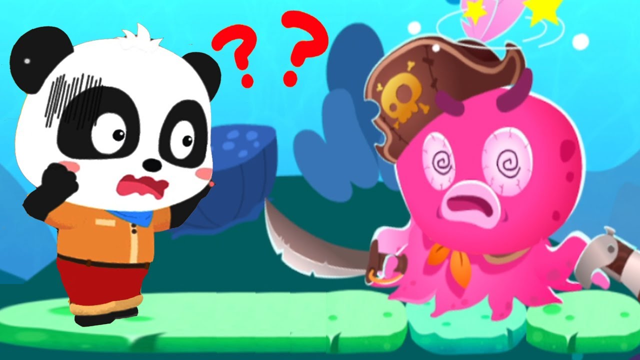 Little Panda's Superhero Adventures #3 - Help Kiki & Rescue the Villagers - Babybus Games