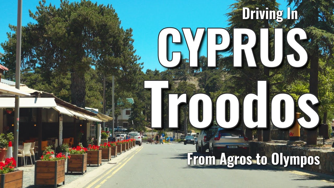 4K POV Driving in Troodos - from Agros to Olympos - Cyprus
