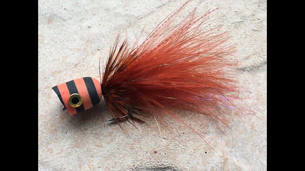 Mucha Szczupakowa Popper Fly-Tying