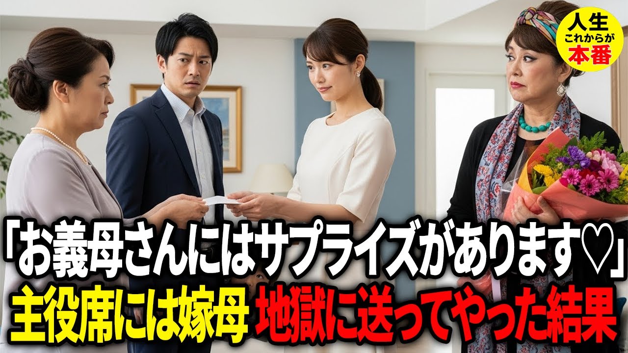 「お義母さんにはサプライズがあります♡」——その“封筒”を開けた瞬間、母をやめることにしました【シニアライフ】【60代以上の方へ】