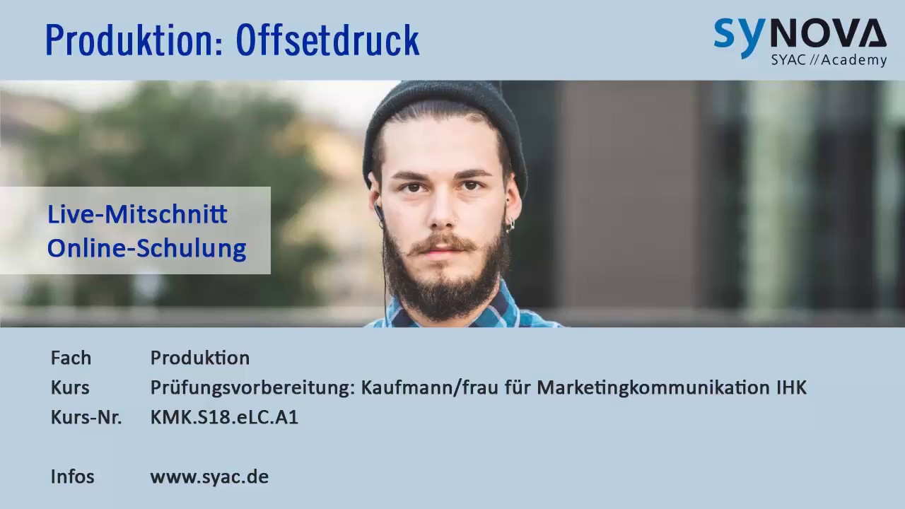 Produktion » Offsetdruck, Flachdruck | Kaufmann / Kauffrau für Marketingkommunikation | SYAC.DE