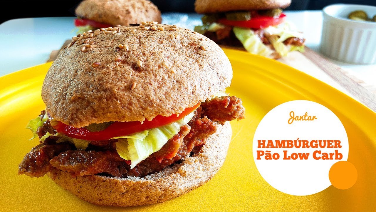 Jantar low carb: Pão de Hambúrguer Low Carb | Paleo Menu Todo Dia #27   | Paleo Menu App