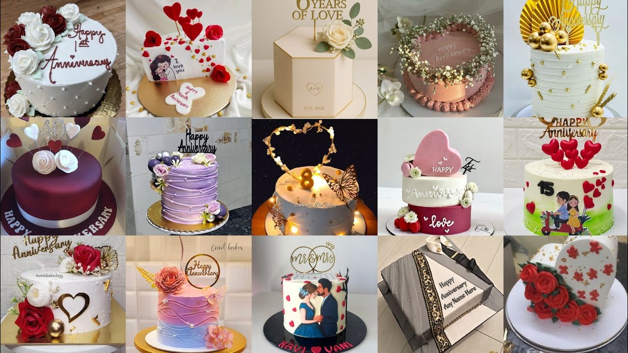 🌈Amazing Anniversary Cake Designs/ 50+ Wedding Cake Decoration Ideas/ TwoTier Anniversary Cake Ideas