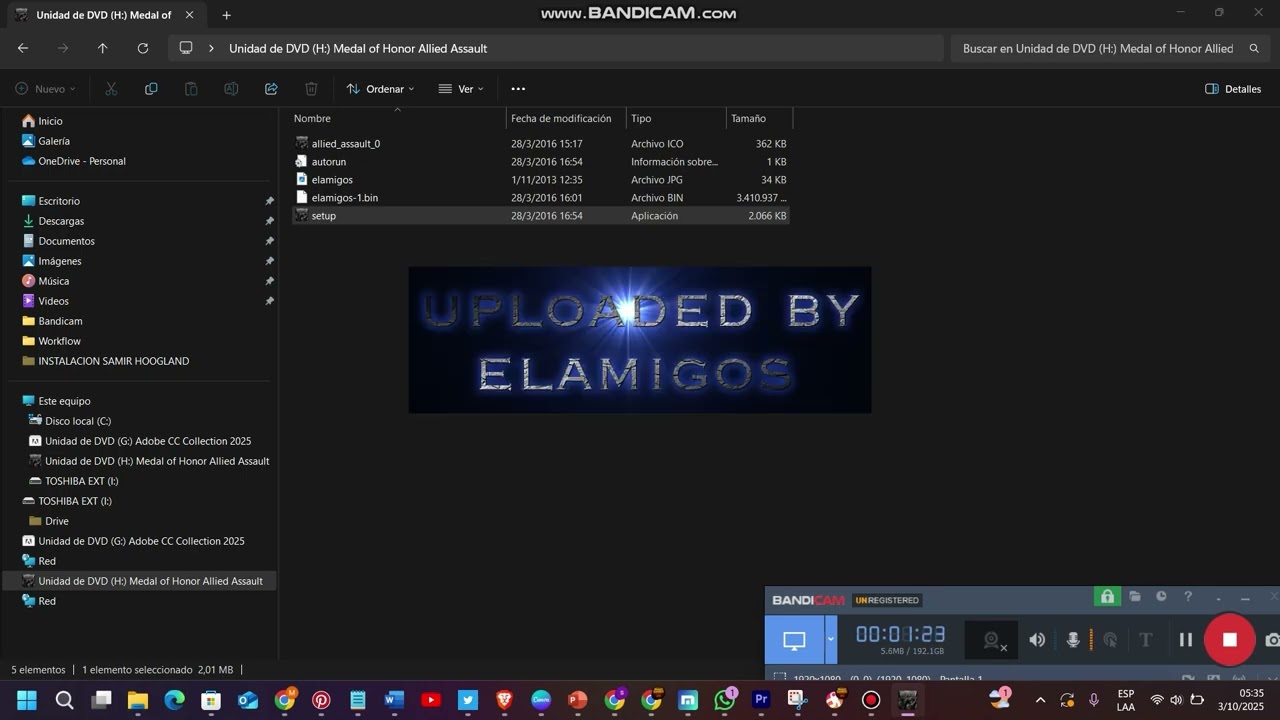 TUTORIAL DE COMO INSTALAR MEDAL OF HONOR PARA TU PC