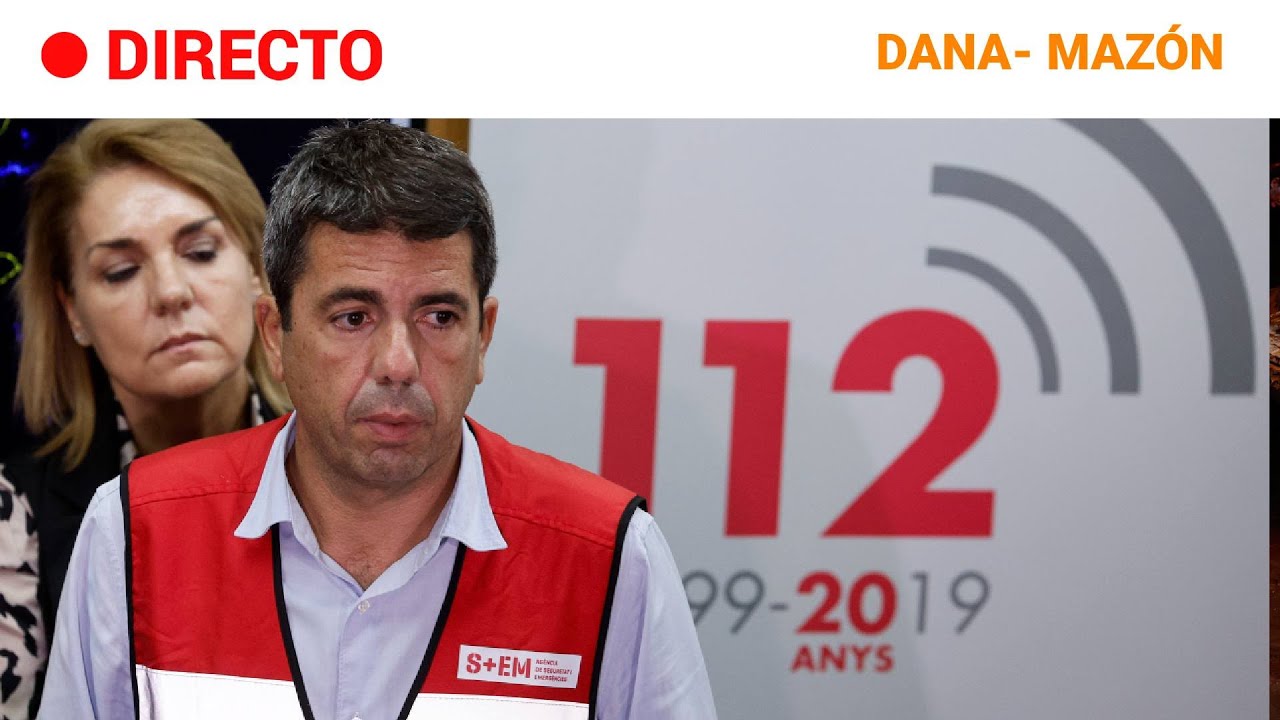 DANA: CARLOS MAZÓN, PRESIDENTE de la GENERALITAT VALENCIANA, confirma más de 270 RESCATES | RTVE