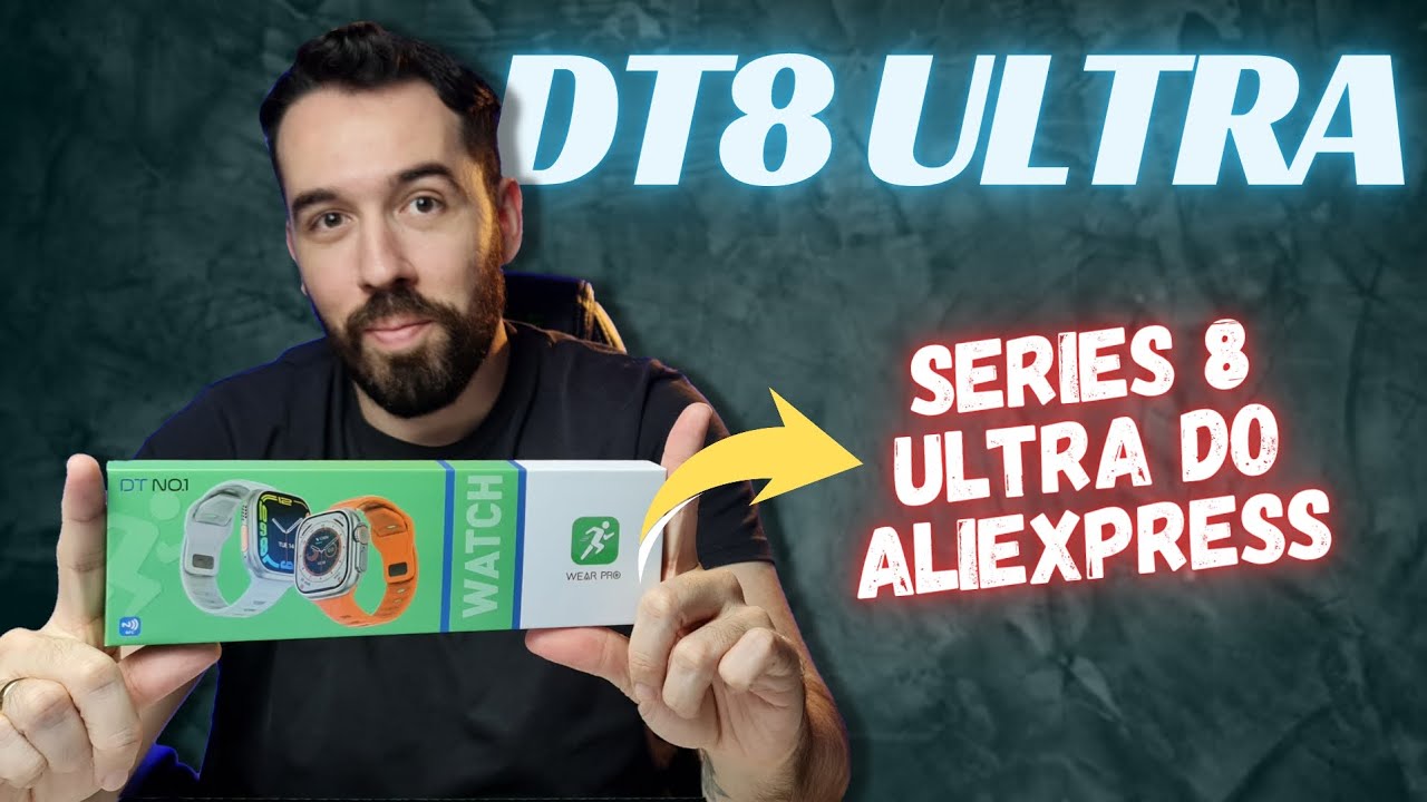 SMARTWATCH DT8 ULTRA - SERÁ QUE VALE A PENA ESSA RÉPLICA DO ALIEXPRESS?