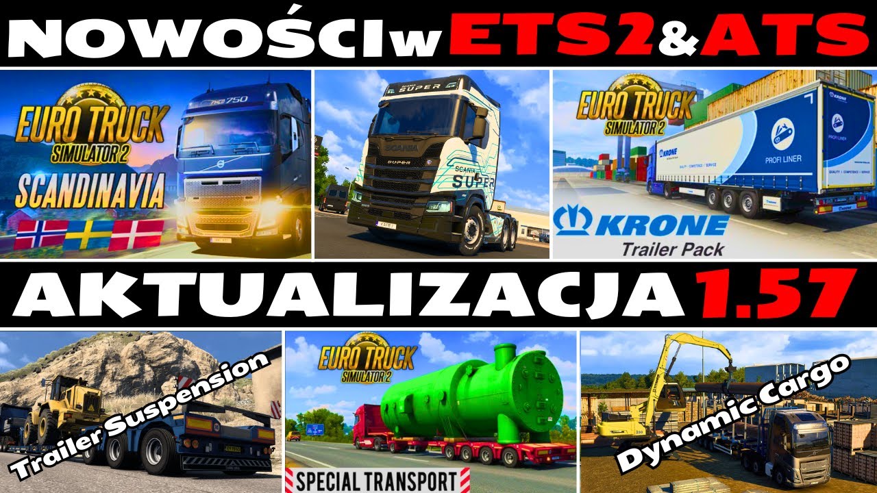 ETS2 & ATS - Aktualizacja 1.57: Co nowego? Nowości w DLC #ets2 #eurotrucksimulator2 #ats