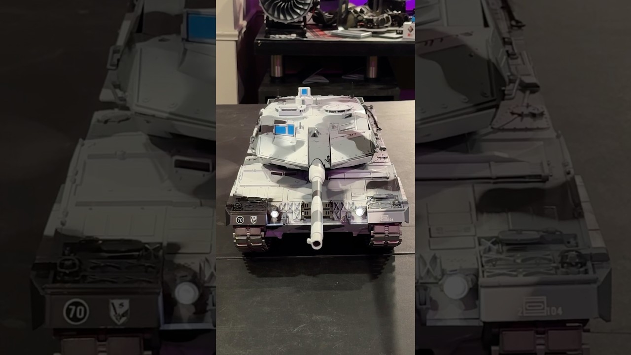 Sights & Sounds of an RC Leopard 2A6 Tank (That Fires BB&rsquo;s!)