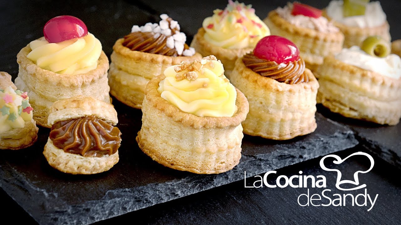 VOLOVANES RELLENOS CASEROS (CANASTITAS DE HOJALDRE RELLENO) ✅INCLUYE RECETA DE MASA Y SECRETOS