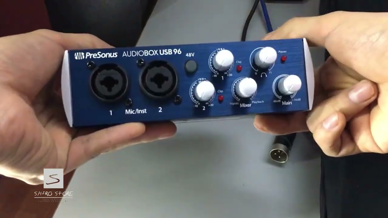 Presonus Audiobox USb96  Unboxing - Espa&ntilde;ol - Interface de AUDIO