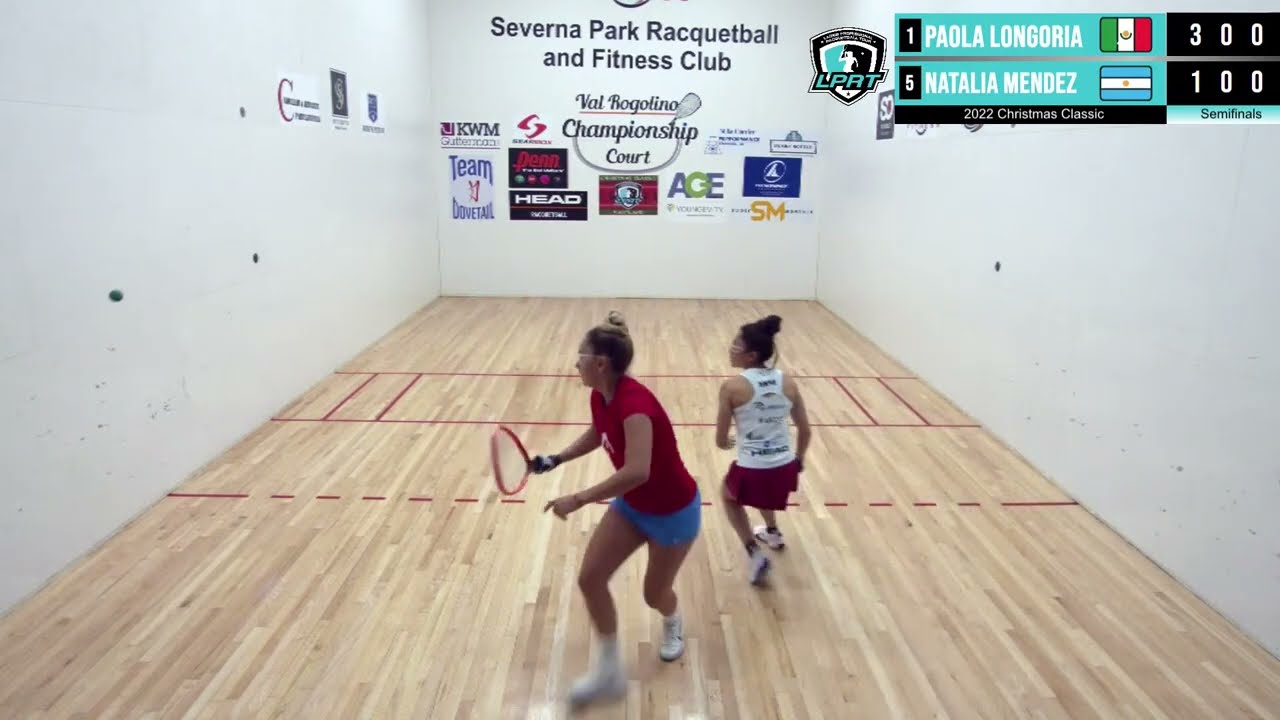 30th Annual LPRT Christmas Classic Pro-AM - Semifinals - Paola Longoria vs Natalia Mendez