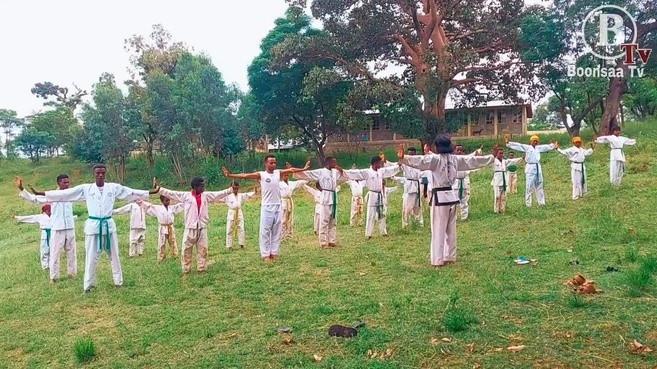 #Team Taekwon-do Bonsa training sport video Ethiopia 2022