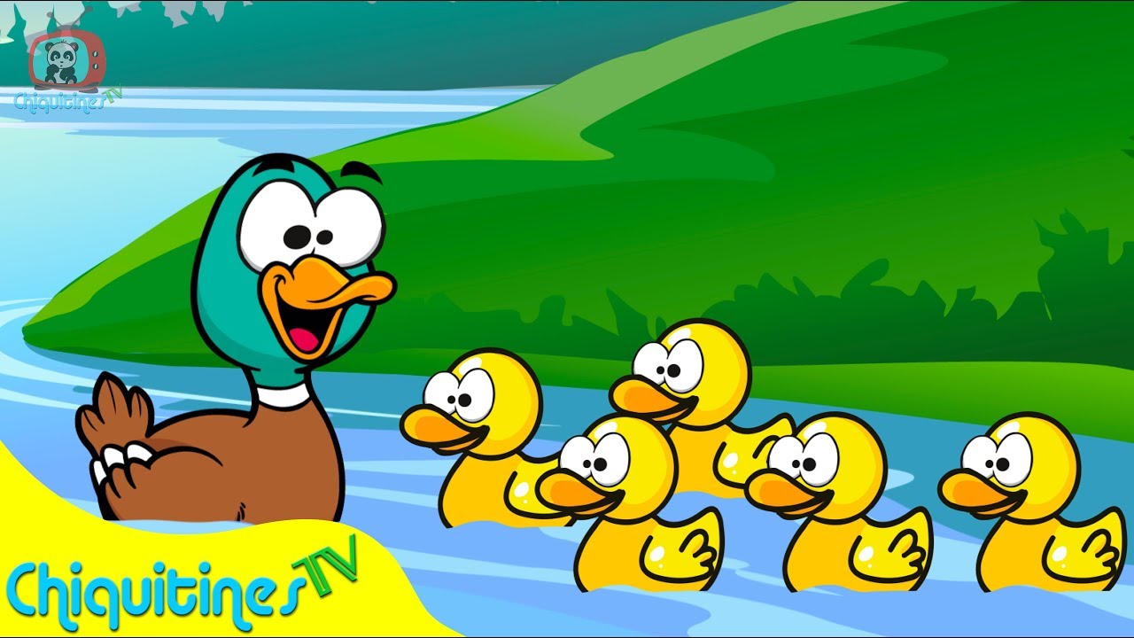5 Patitos Salieron a Nadar - Canción Infantil