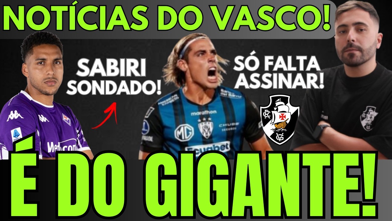 É DO GIGANTE! VASCO ACERTA A COMPRA DE REFORÇO POR R$10 MILHÕES | SÓ FALTA ASSINAR | NOVIDADES!