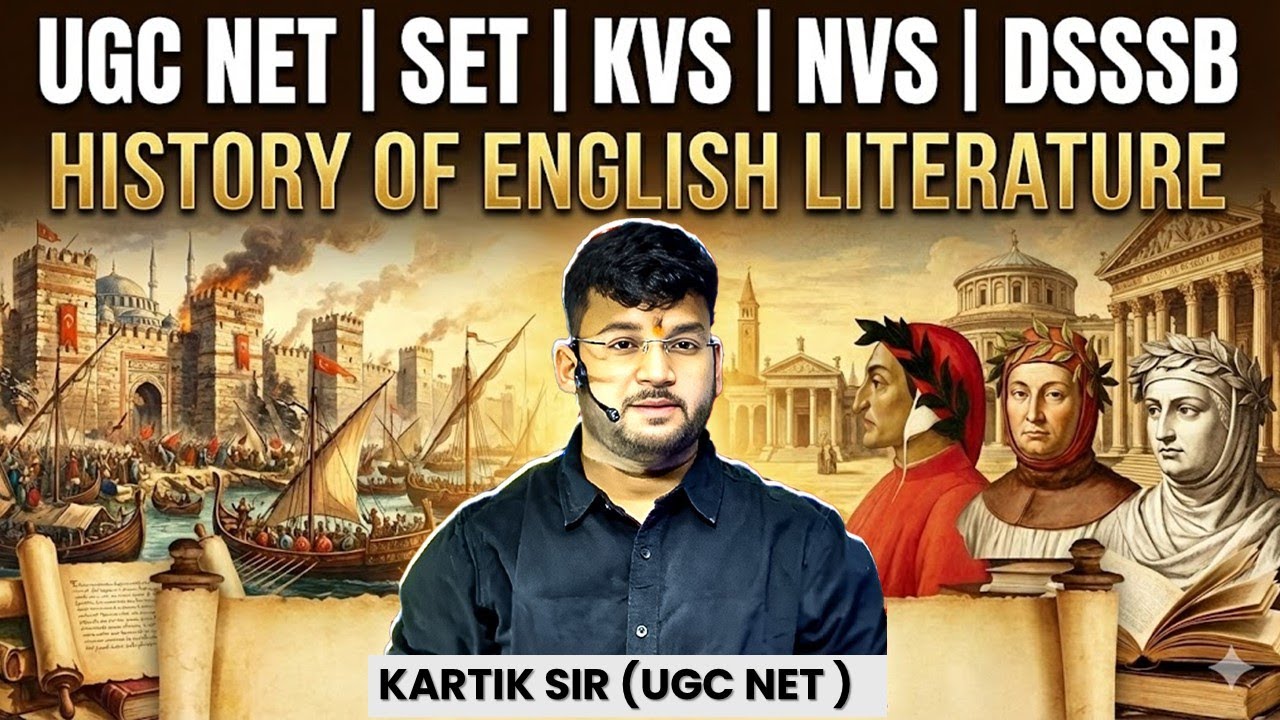 History Of English Literature | The Renaissance Period | UGC NET English Literature | By Karik Sir