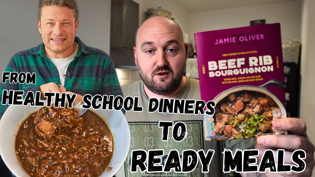 JAMIE OLIVER - From Healthy School Dinners to Ready Meals - Will this BEEF RIB BOURGUIGNON be good ?