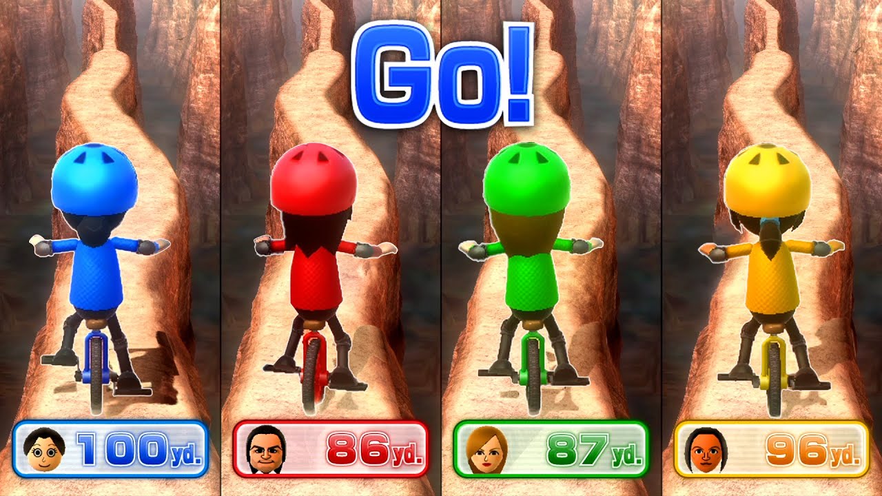 Wii Party U Minigames - Penny Vs John Vs Clara Vs Yuehua (Master Difficulty)