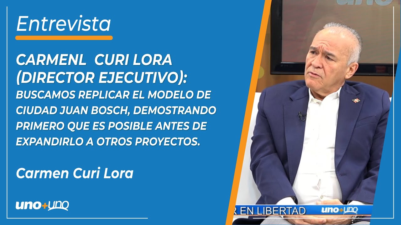 Buscamos replicar el modelo de Ciudad Juan Bosch, demostrando primero que es posible