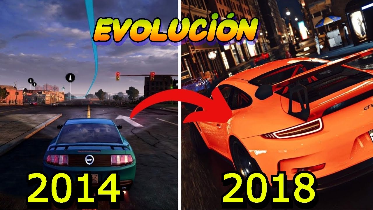 Evolución De THE CREW (PC - XBOX 360) 2014-2018