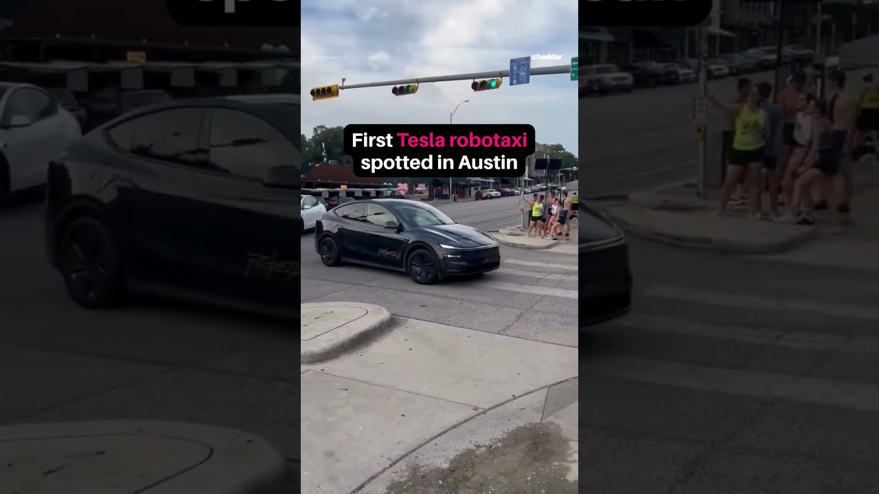 First Tesla robotaxi spotted in Austin