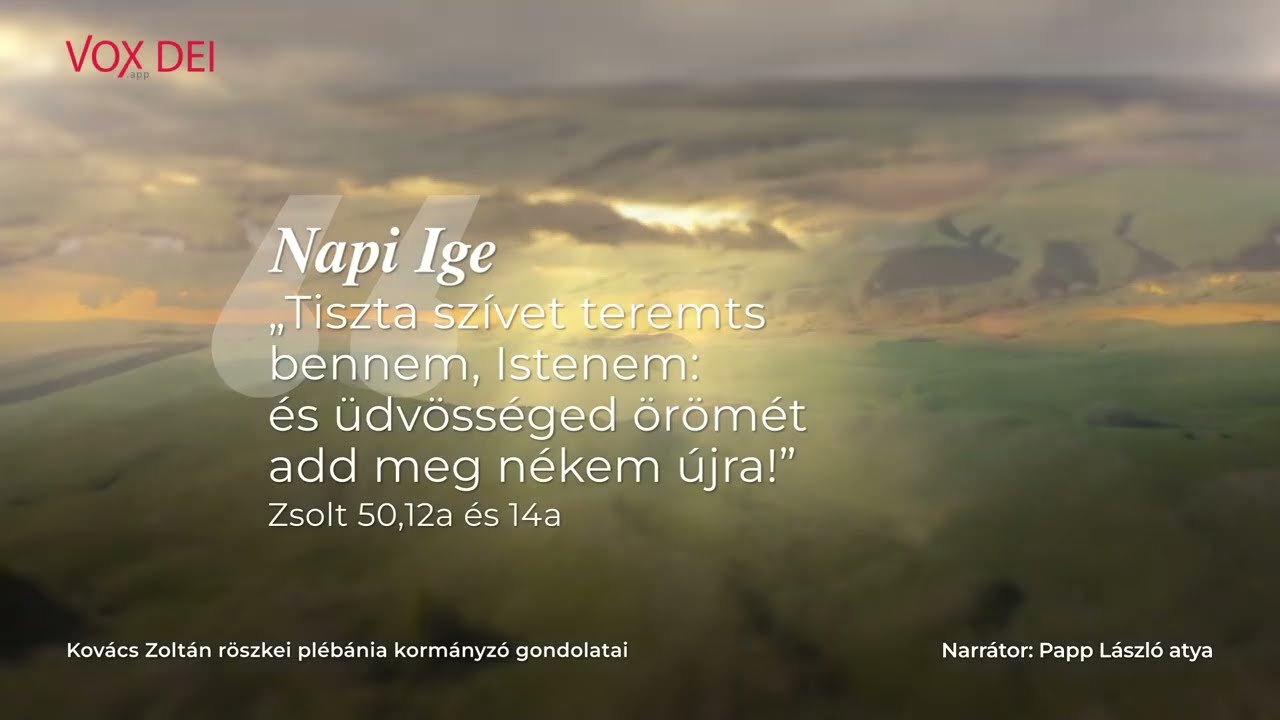 Nincs emberem, de van Istenem! - Napi Ige - 2026.03.17.