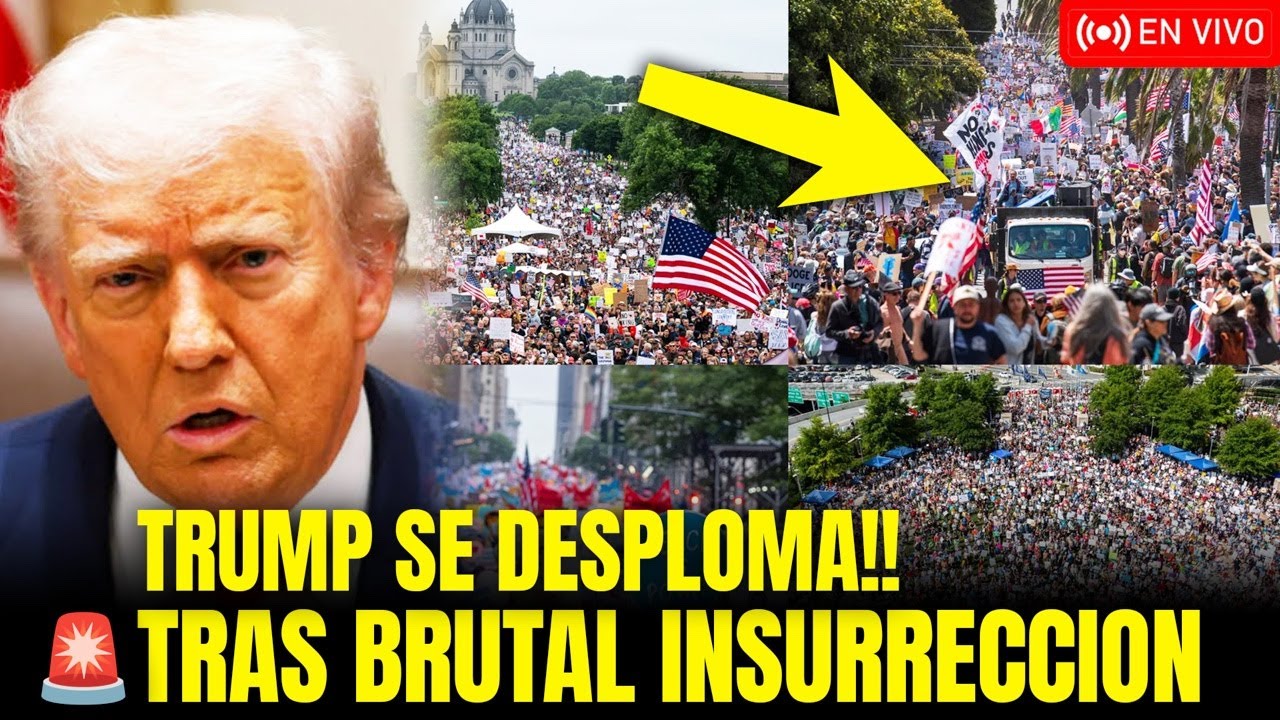 Caída HISTÓRICA: TRUMP SE DESMORONA tras la MAYOR INSURRECCION DE EEUU