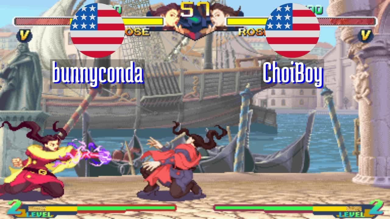 FT3 @sfa2u: bunnyconda (US) vs ChoiBoy (US) [Street Fighter Alpha 2 sfa2 Fightcade] Feb 17