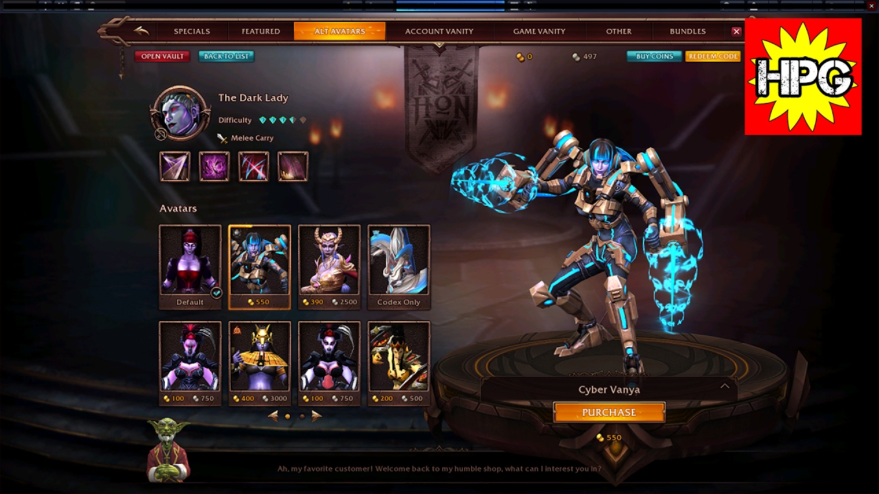 HoN 4.0 Pro The Dark Lady Gameplay - Monsk - Diamond I