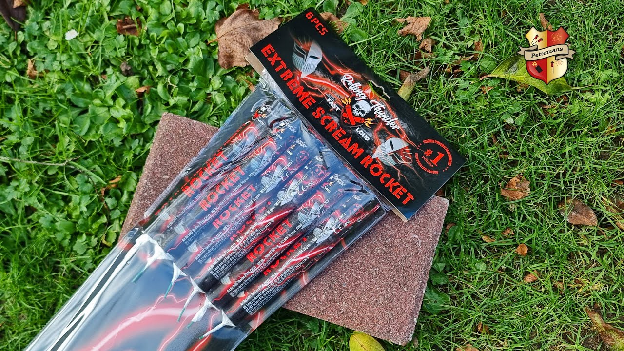 Extreme Scream Rocket - Rolling Thunder vuurpijl 6st Vuurwerk